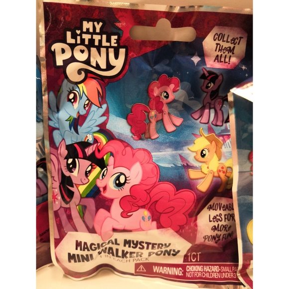 4 My Little Pony Magical Mystery Mini Walker Pony Blind Bag Series 1 - Picture 1 of 3
